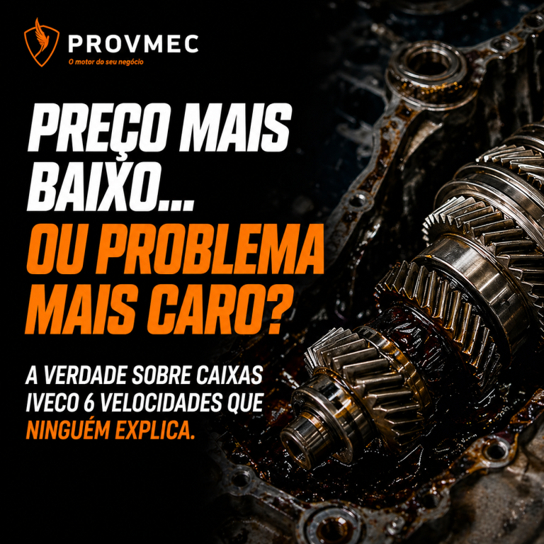 Caixas Iveco 6 velocidades: descubra os riscos das usadas e as vantagens das reconstruídas. Evite erros e retorno de clientes. Envie matrícula + sintomas.